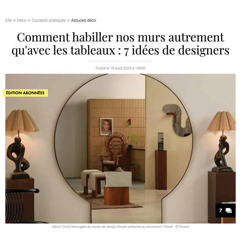 Triode design x Bower Moongate Mirror