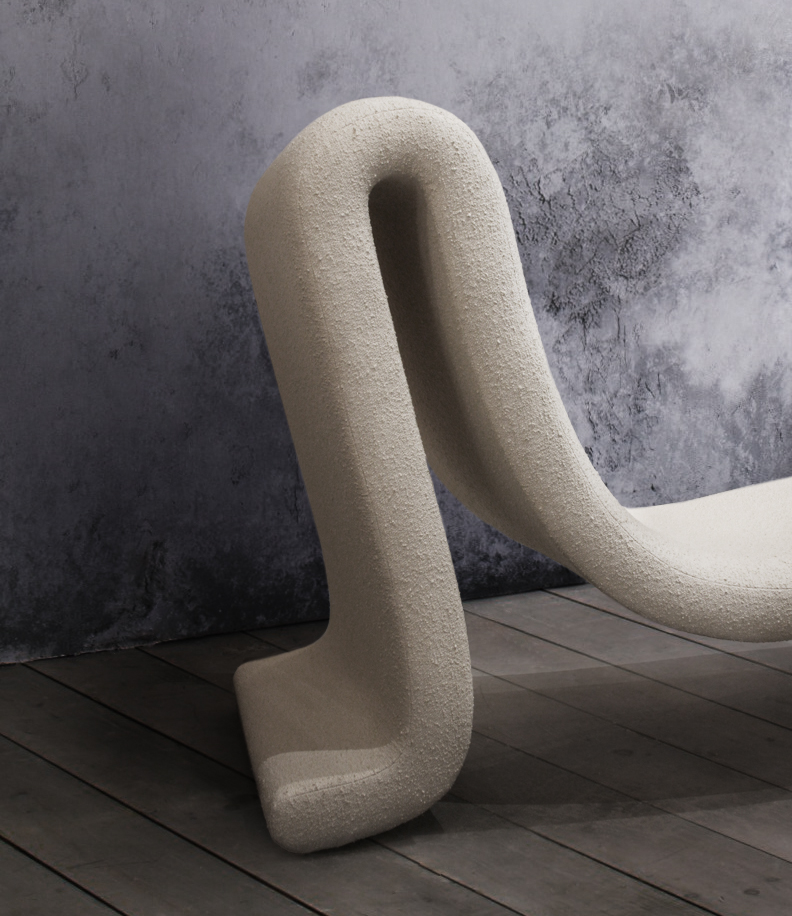 SLUMP CHAISE par Anna Karlin