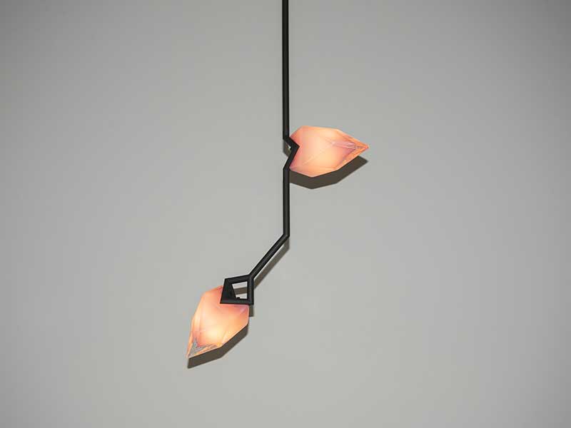 SEED DOUBLE PENDANT par Bec Brittain