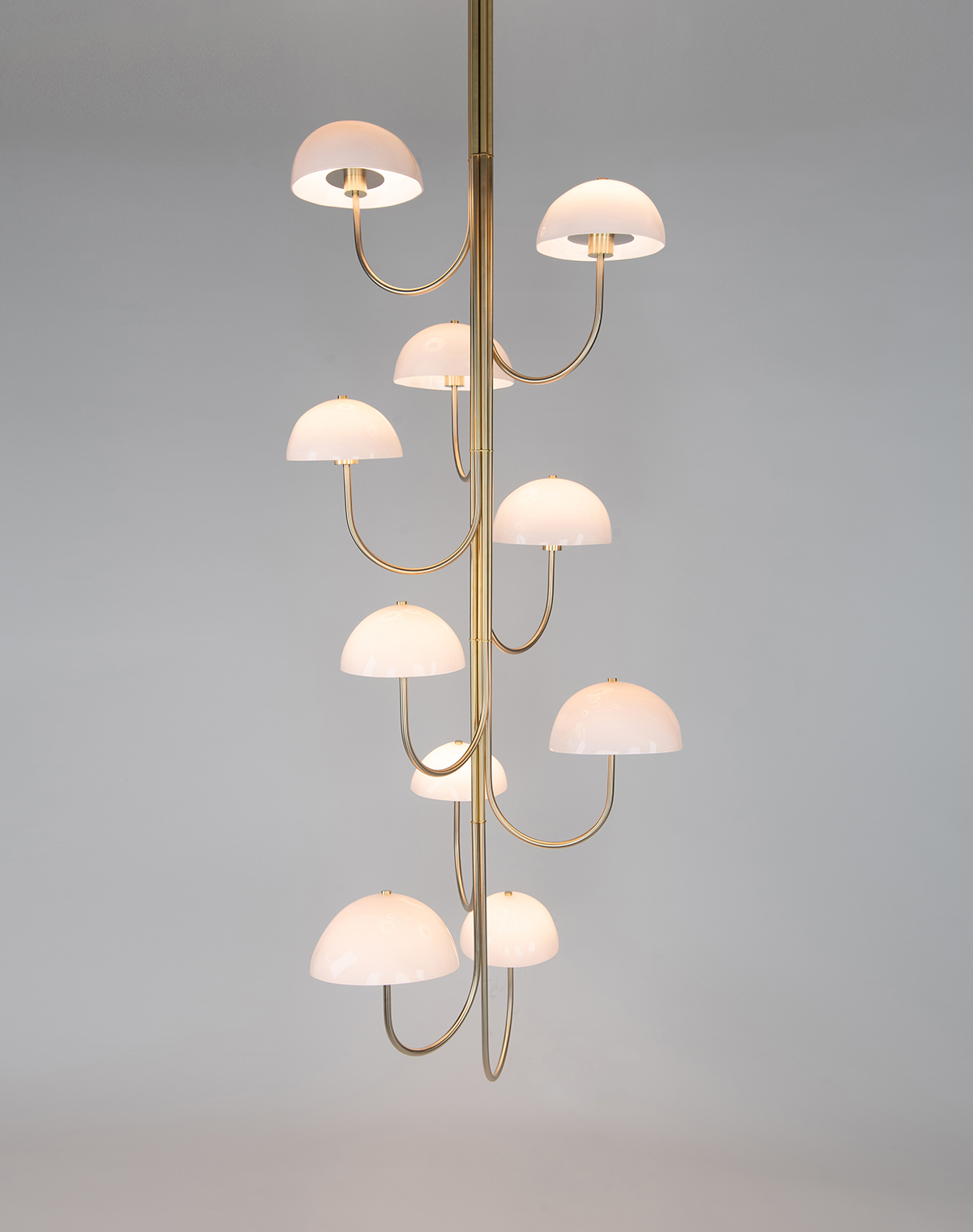 WILLA CHANDELIER - 10 LIGHT VERTICAL par Ben & Aja Blanc