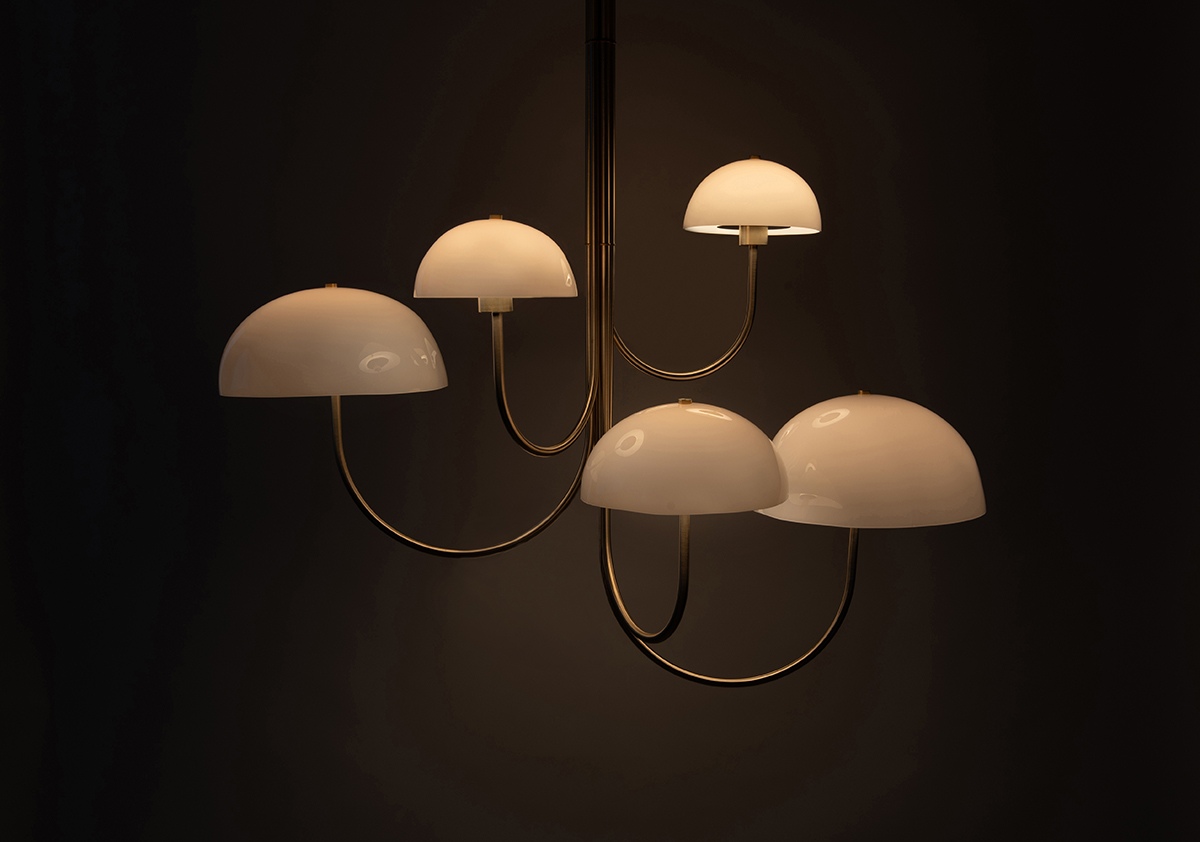 WILLA CHANDELIER - 5 LIGHT par Ben & Aja Blanc