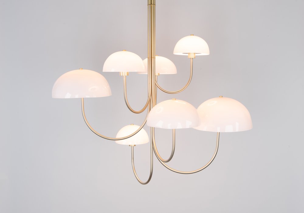 WILLA CHANDELIER - 7 LIGHT par Ben & Aja Blanc