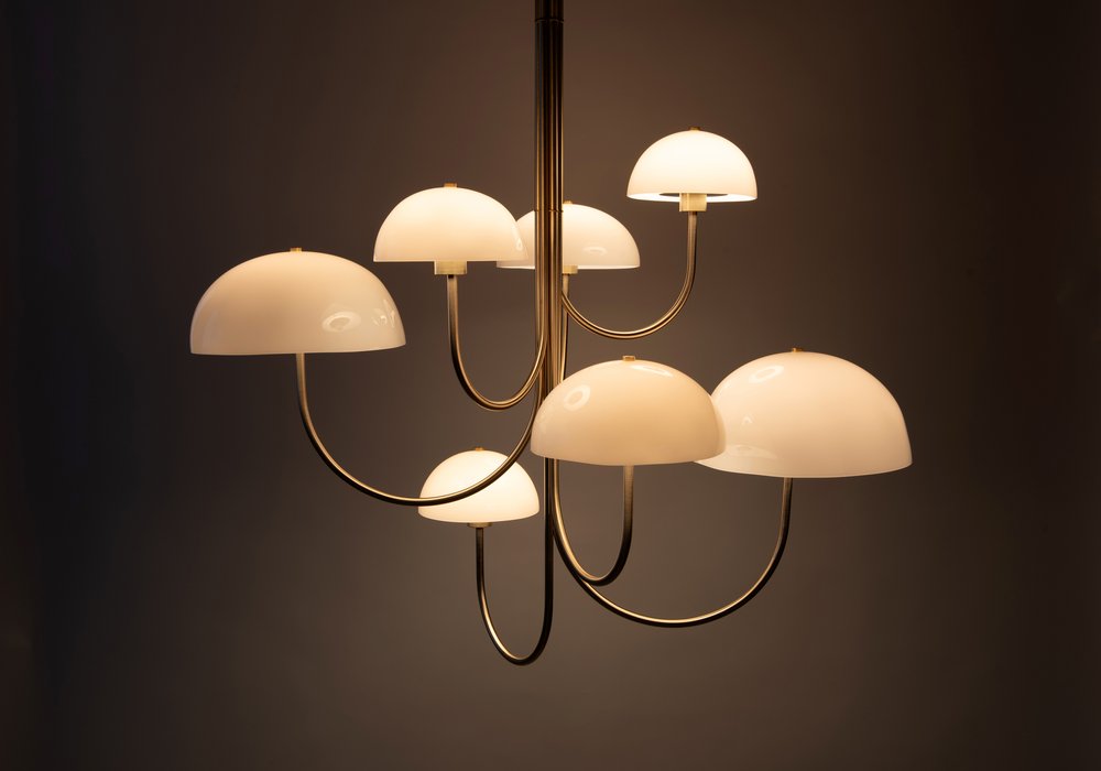 WILLA CHANDELIER - 7 LIGHT par Ben & Aja Blanc