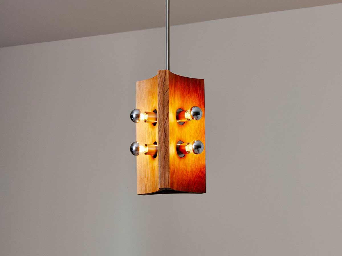 WOOD PENDANT SMALL par Blue Green Works