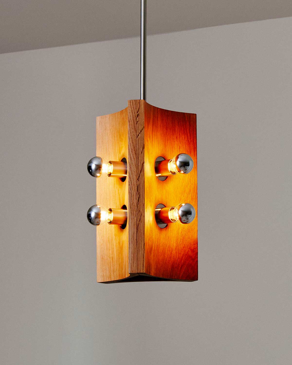 WOOD PENDANT SMALL par Blue Green Works