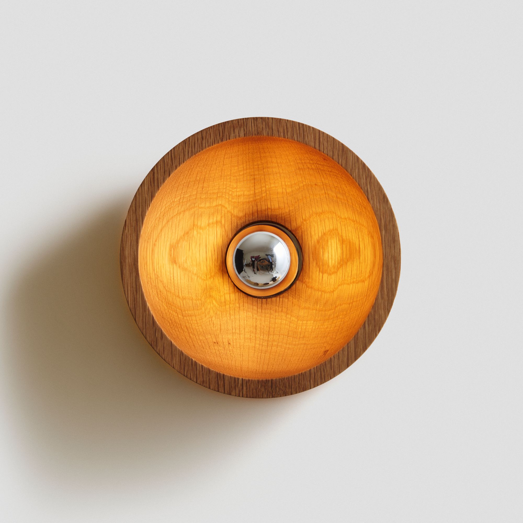 WOOD SCONCE ROUND par Blue Green Works