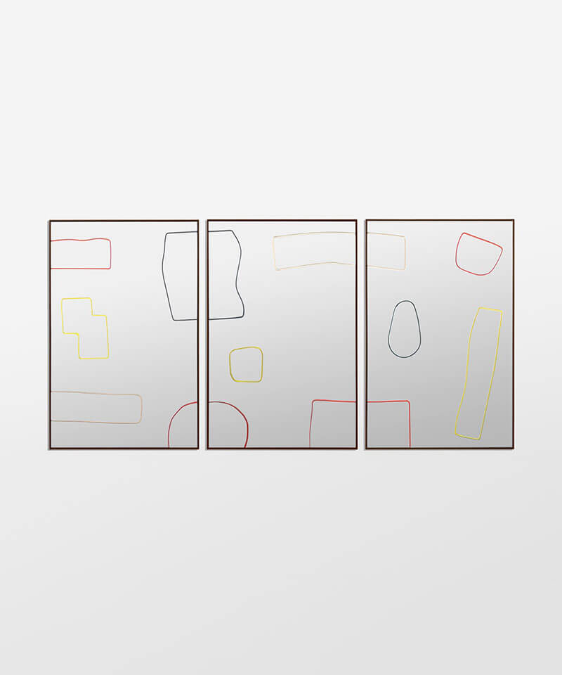 CUTOUTS MIRROR par Bower