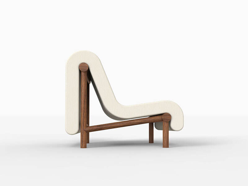 MELT LOUNGE CHAIR par Bower