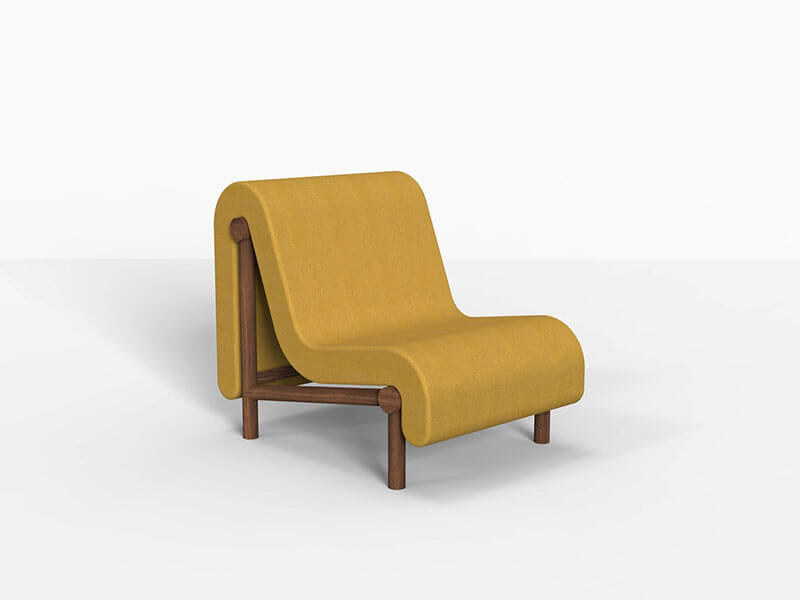 MELT LOUNGE CHAIR par Bower