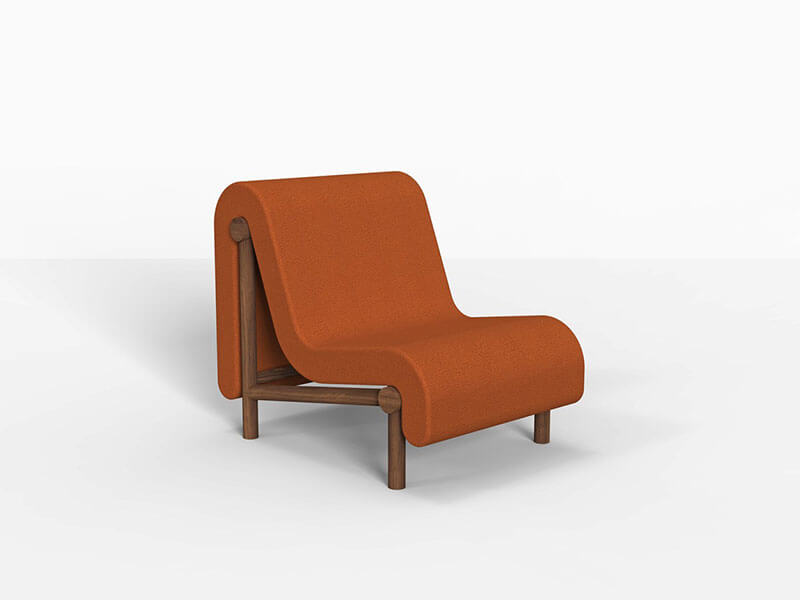 MELT LOUNGE CHAIR par Bower