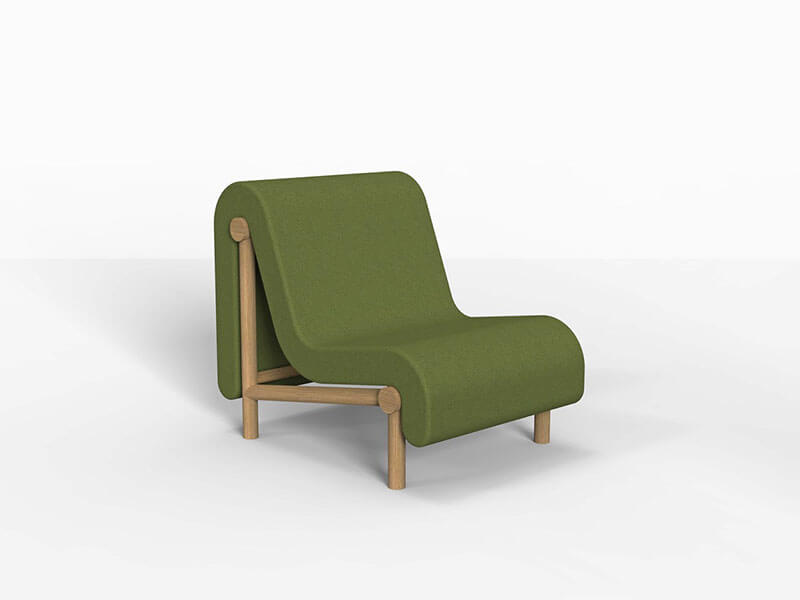 MELT LOUNGE CHAIR par Bower