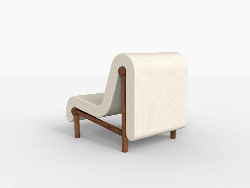 MELT LOUNGE CHAIR par Bower