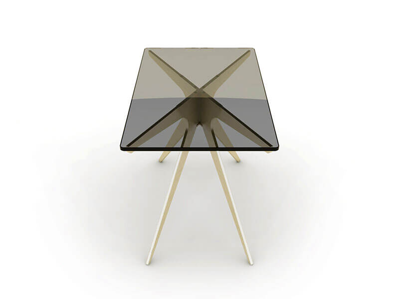 DEAN RECTANGULAR SIDE TABLE par Gabriel Scott