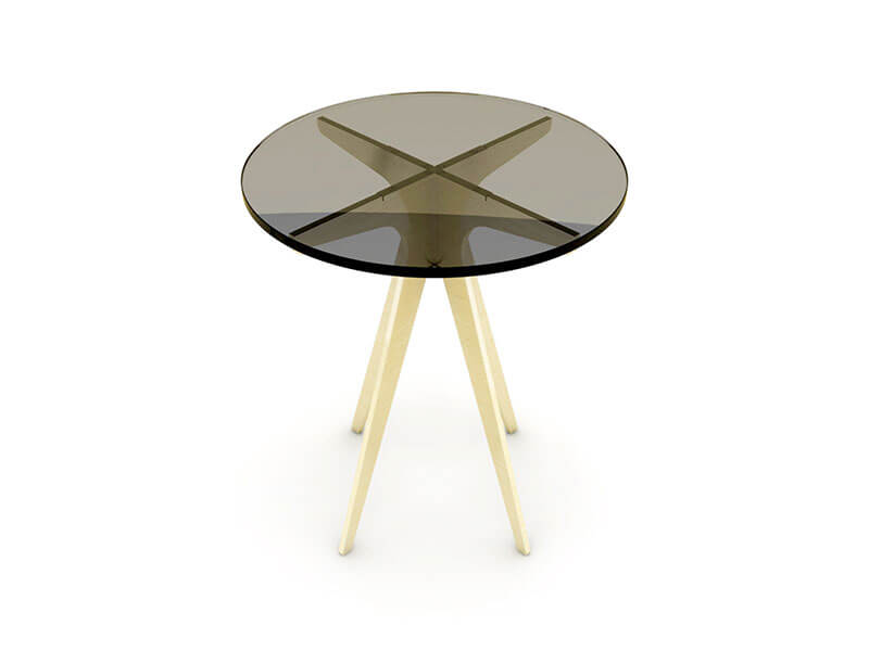 DEAN ROUND  SIDE TABLE par Gabriel Scott