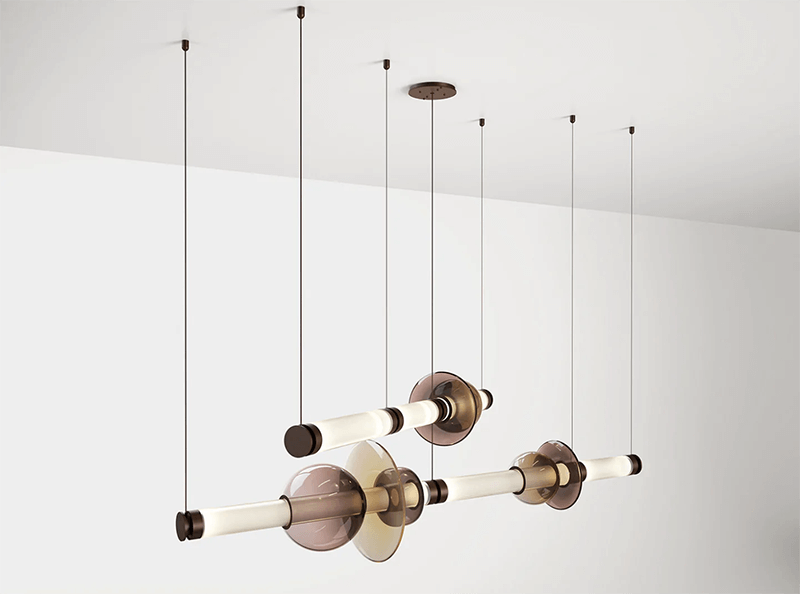 LUNA 2 TIER CHANDELIER par Gabriel Scott