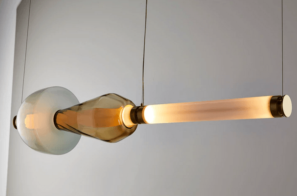 LUNA KALEIDO 1 TIER CHANDELIER par Gabriel Scott