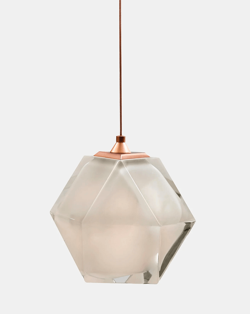 WELLES DOUBLE BLOWN GLASS PENDANT par Gabriel Scott