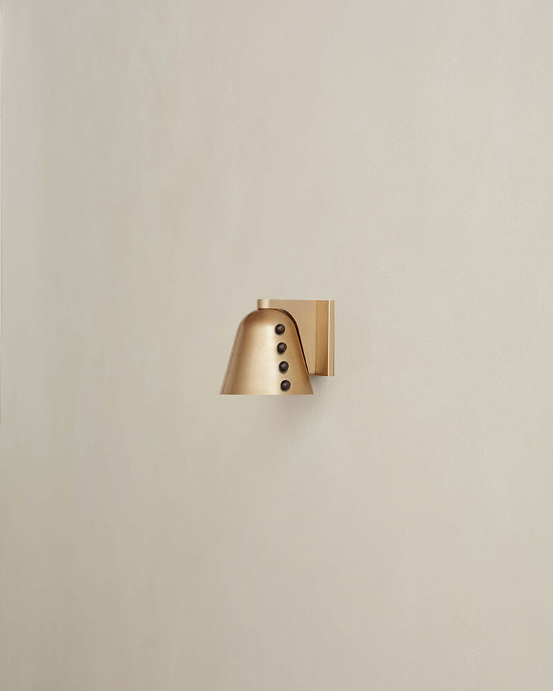 BRASS GEMMA SCONCE, SMALL par IN COMMON WITH