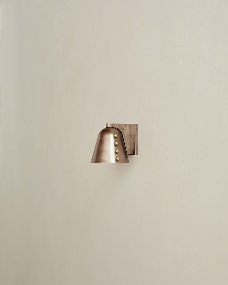 BRASS GEMMA SCONCE, SMALL par IN COMMON WITH