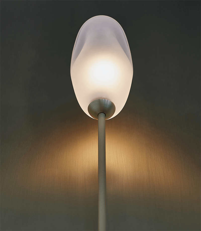 MOON ORCHID CREST SCONCE par John pomp