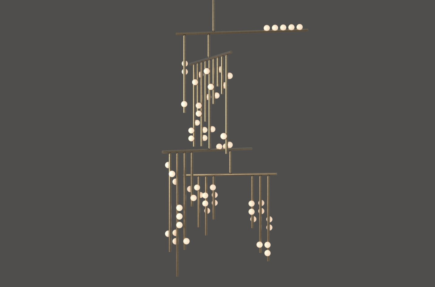 DROP SYSTEM CHANDELIER DS.59.01 par Lindsey Adelman