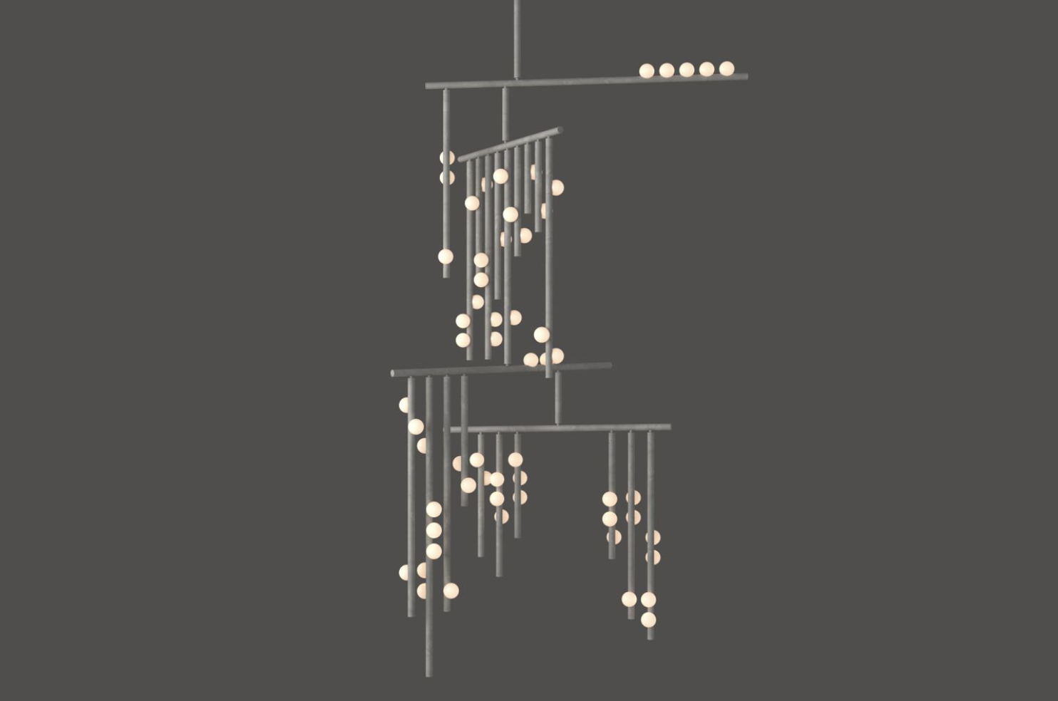 DROP SYSTEM CHANDELIER DS.59.01 par Lindsey Adelman