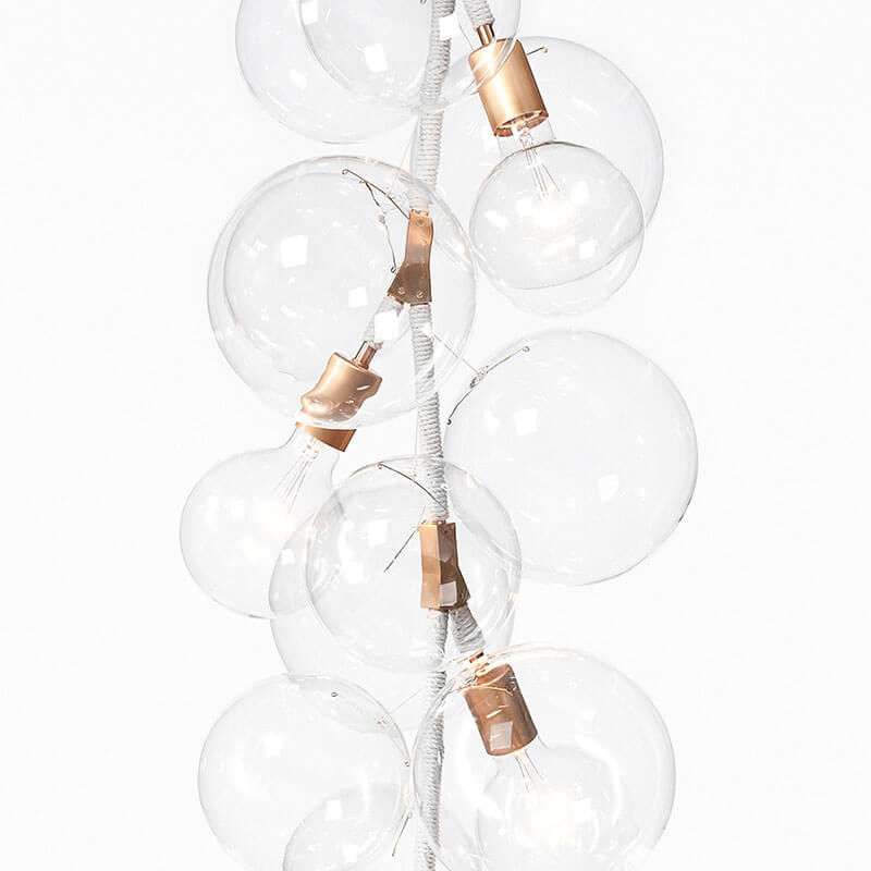 TALL BUBBLE CHANDELIER par Pelle