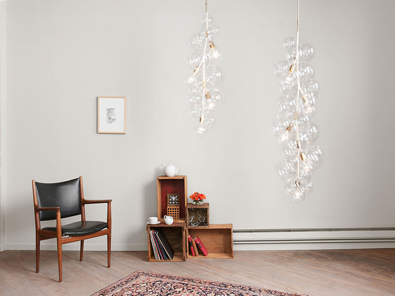 TALL BUBBLE CHANDELIER par Pelle