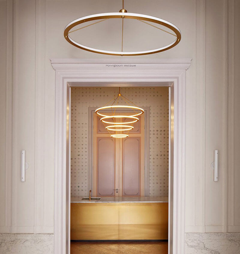 HALO OVAL PENDANT par Roll & Hill