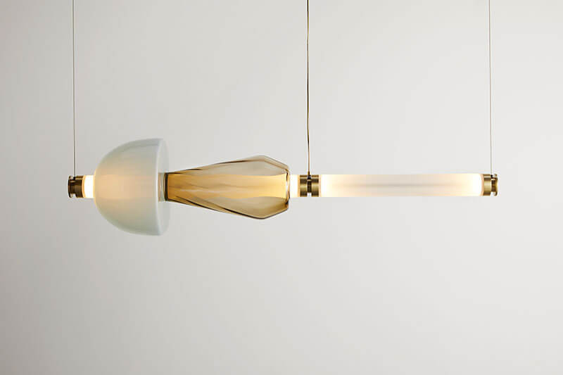 LUNA KALEIDO 1 TIER CHANDELIER par Gabriel Scott