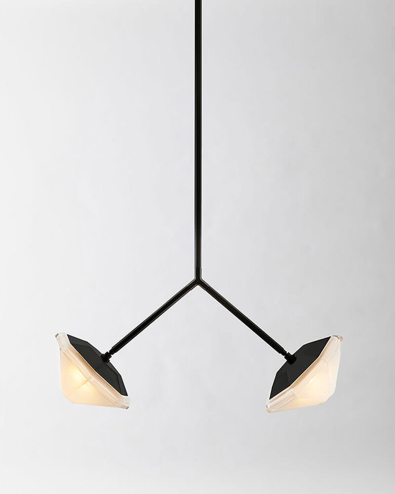 MYRIAD WISHBONE DOUBLE PENDANT par Gabriel Scott