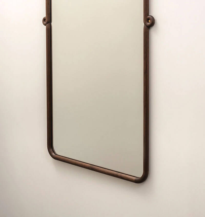 KNOT MIRROR RECTANGLE par Roll & Hill